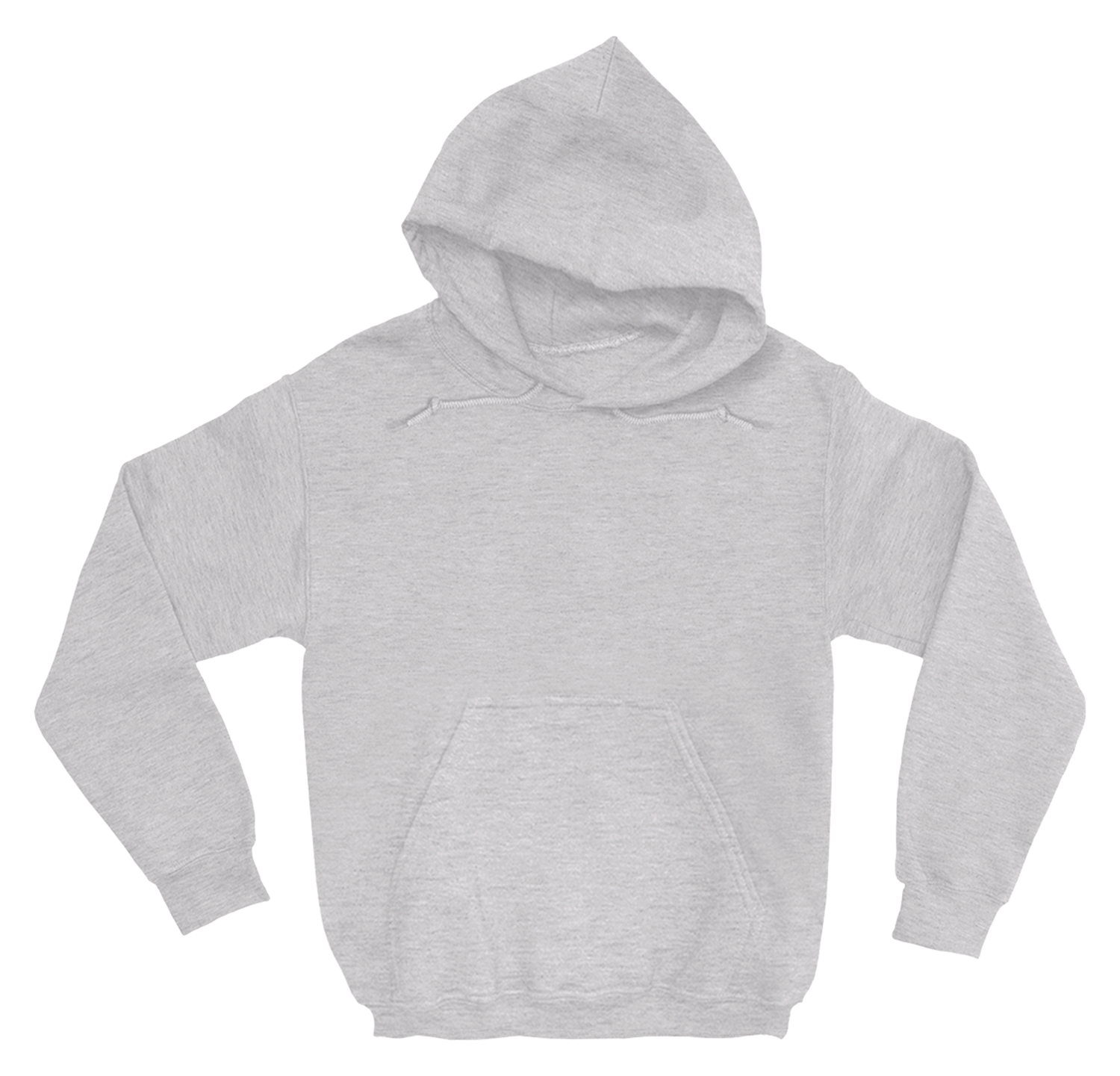 Gildan 18500 pullover hoodie ash grey s front background